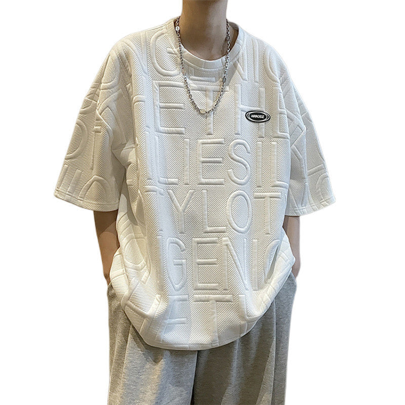 3D Letter Print – Summer Style Tee