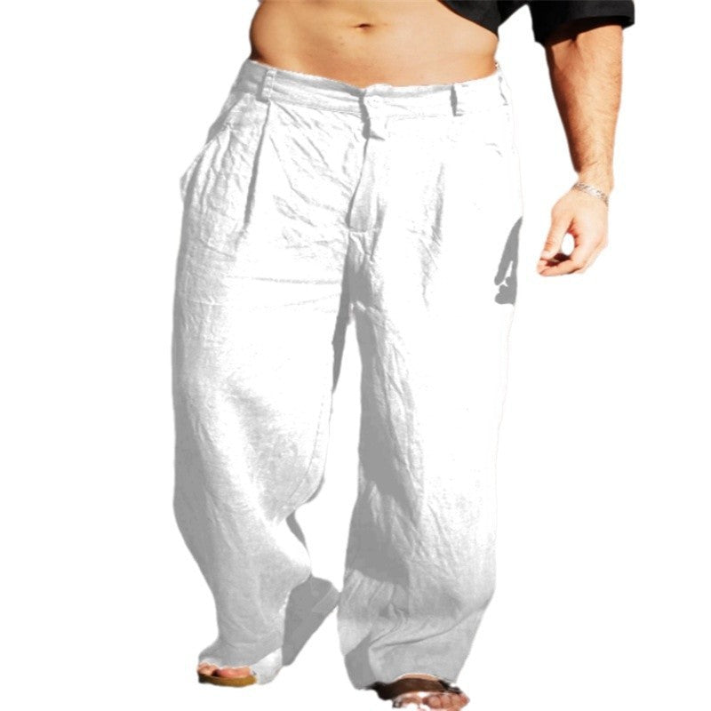 Men's Four-Season Wide-leg Pants
