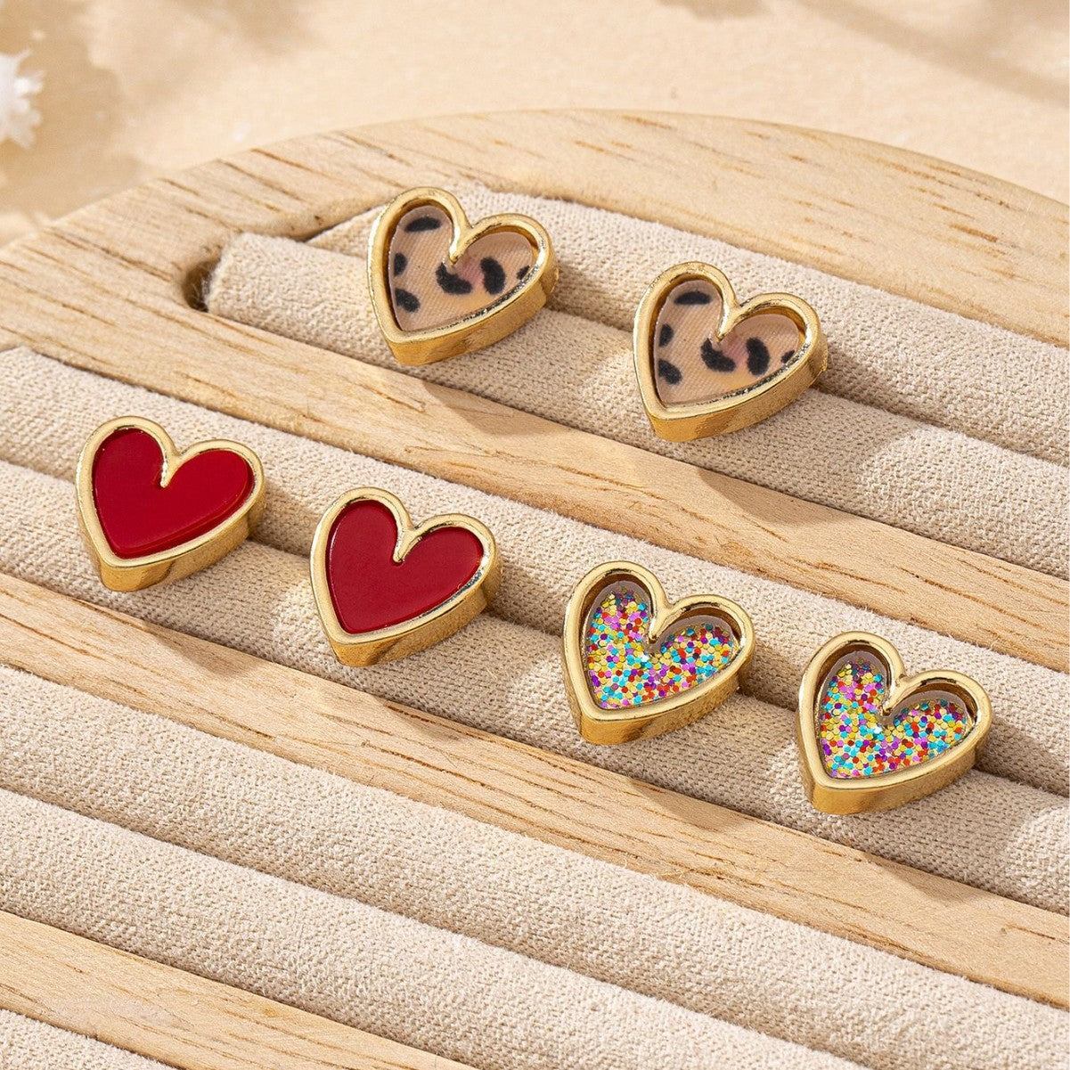 Heart Shape Earrings Set – Fashion OL Style