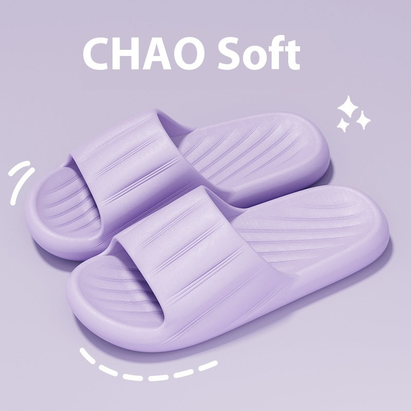 Striped Home Slippers