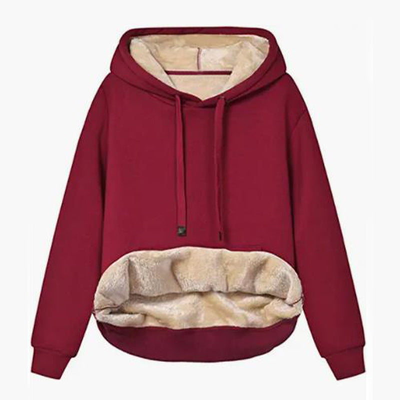Winter Warm Lamb Fleece Hoodie