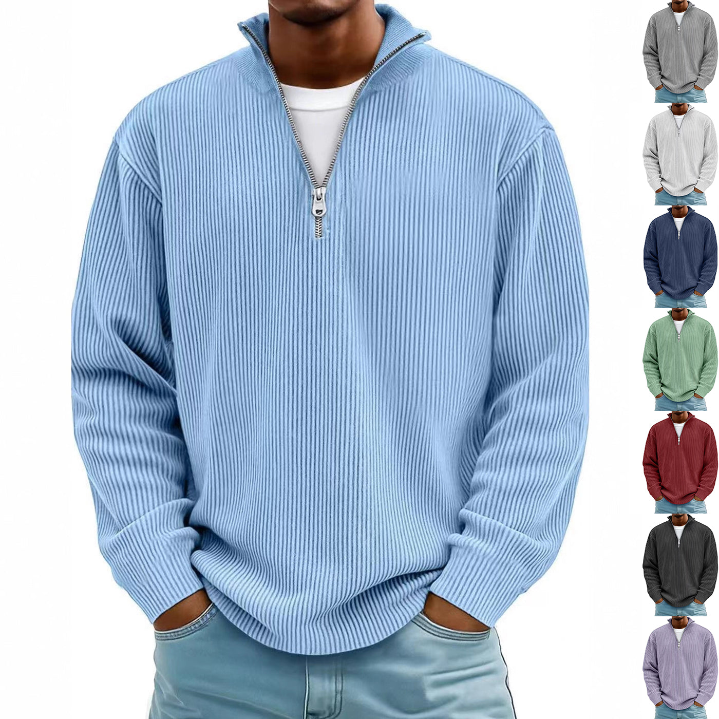 Corduroy Quarter Zip