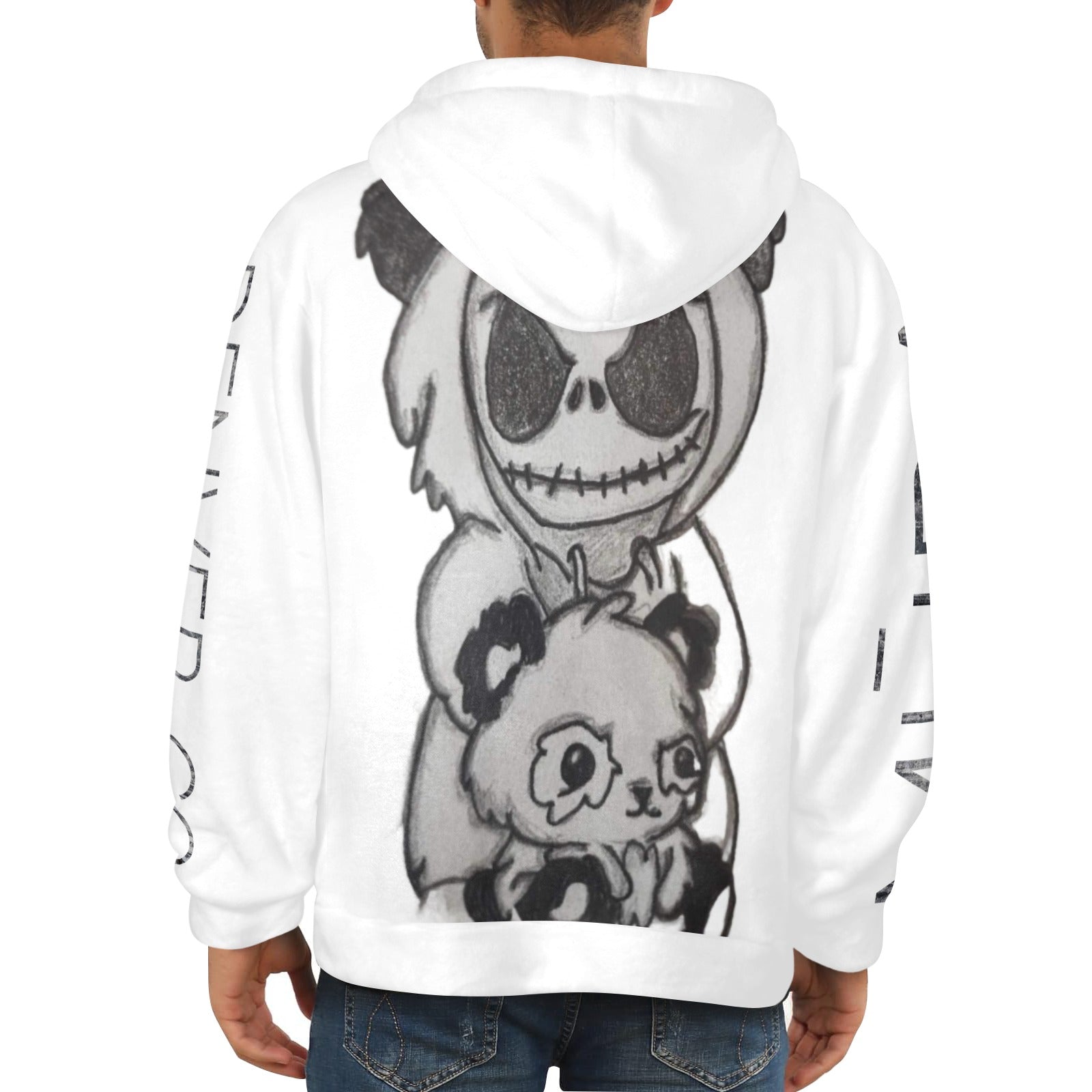 Panda Jack Hoodie (White)