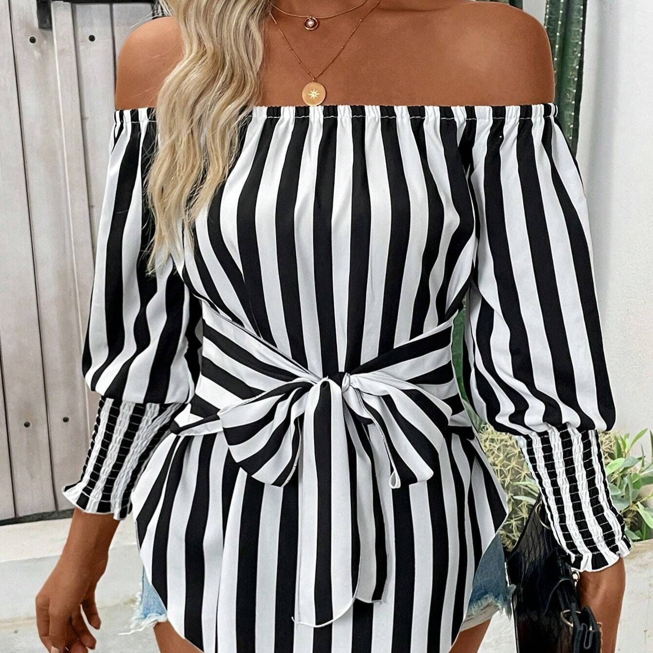 Lustra White Elegance Print Blouse