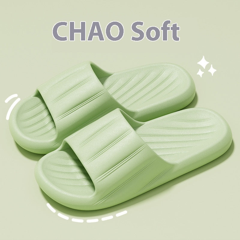 Striped Home Slippers