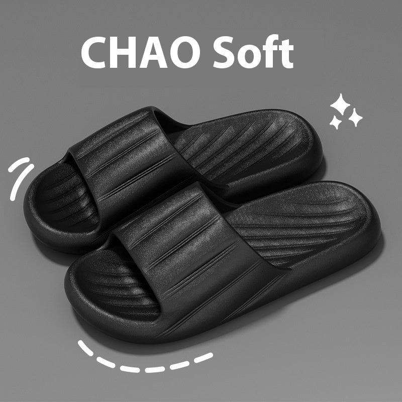 Striped Home Slippers