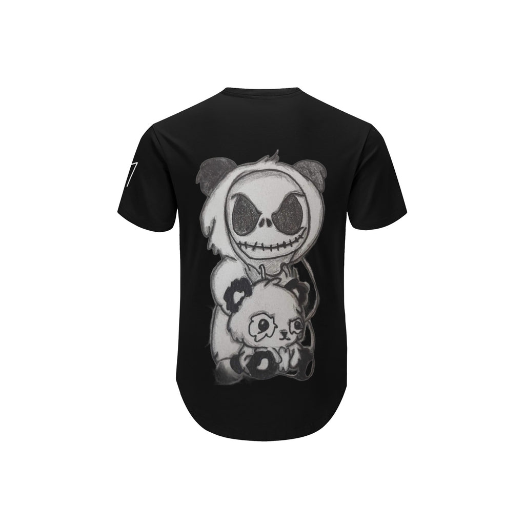 Panda Jack Black Tee
