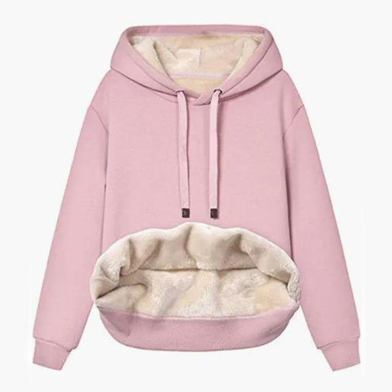 Winter Warm Lamb Fleece Hoodie
