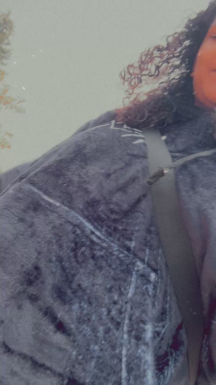 Panda Jack Flannel Hoodie